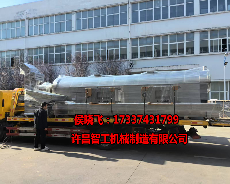 3.19日 許昌智工6米生產(chǎn)線專車發(fā)貨，助力炒松子產(chǎn)業(yè)高效發(fā)展